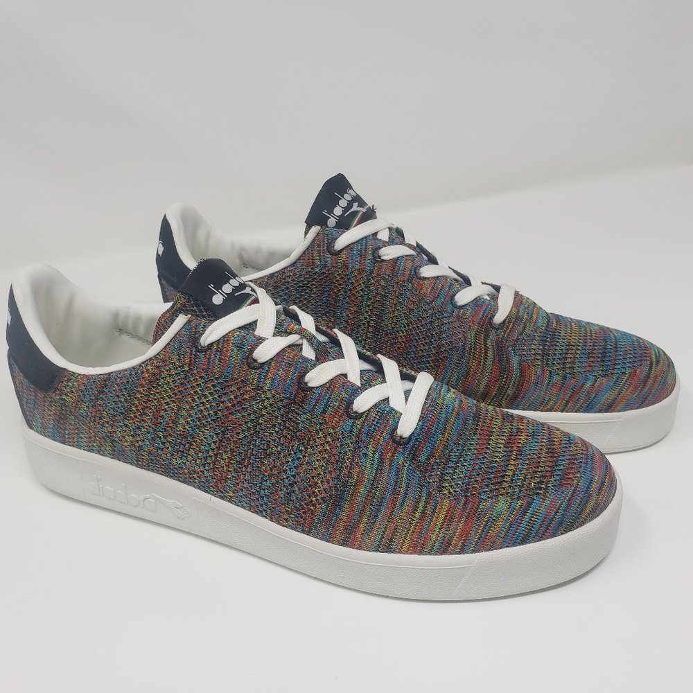 Diadora B Elite SPW Weave Mens Size 12.5 Casual Lace Up Multi-Color Sneakers